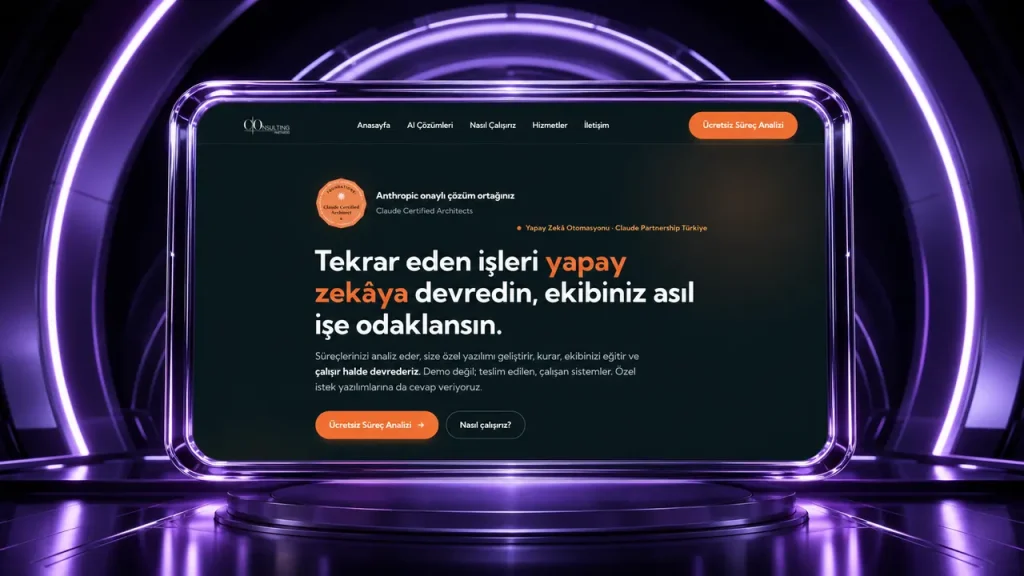 Consulting Partners web sitesi tasarımı